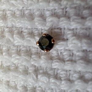 BVLA Rose gold 2mm black diamond stud fine jewelry earring